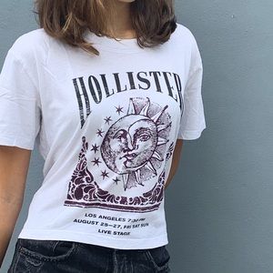Hollister sun and moon shirt Clearance
